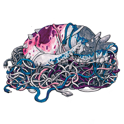 Genderfluid Wire Dragon